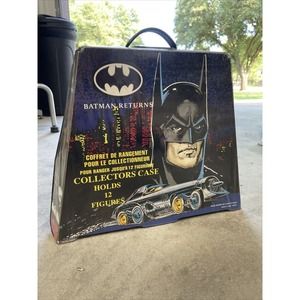 TARA TOY 1992 Batman Returns Collectors Case: 2 Trays: Holds 12 Figures: Keaton